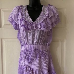 LoveShack Fancy - Bonita Dress - Lavender